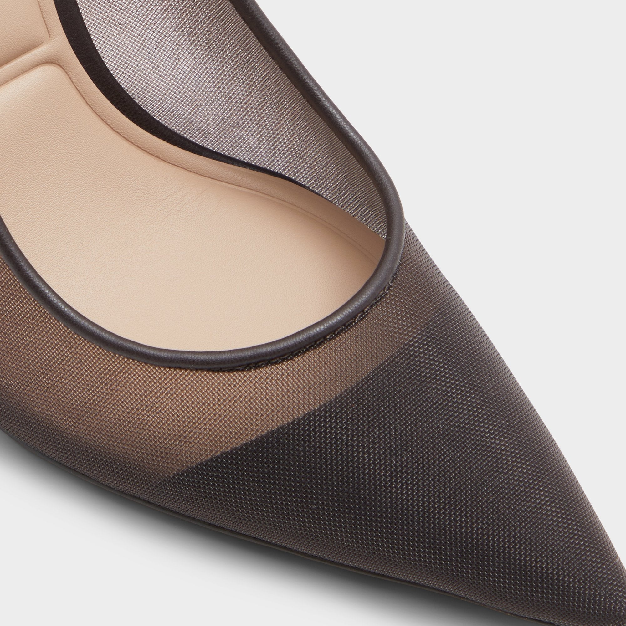 Aldo Ebenezer escarpins mesh marron talon