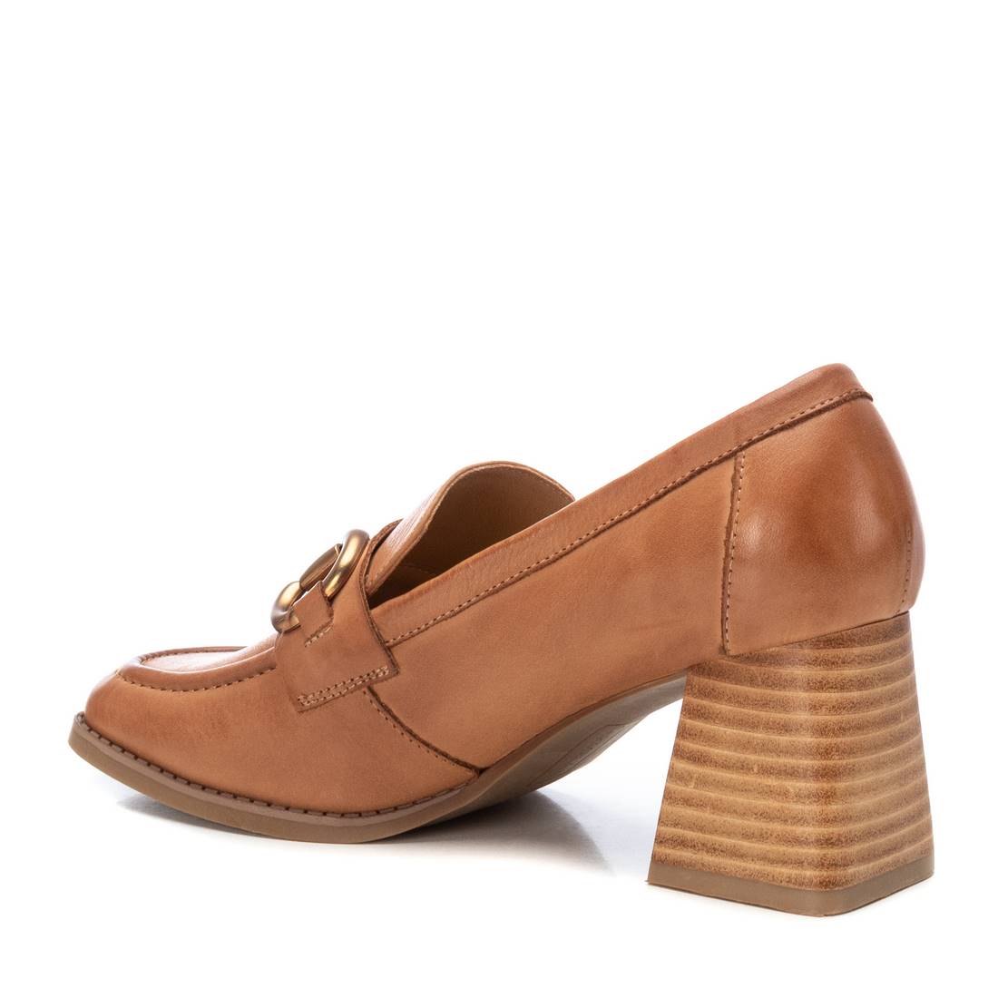Carmela 16144801 mocassins femme marron cuir talon