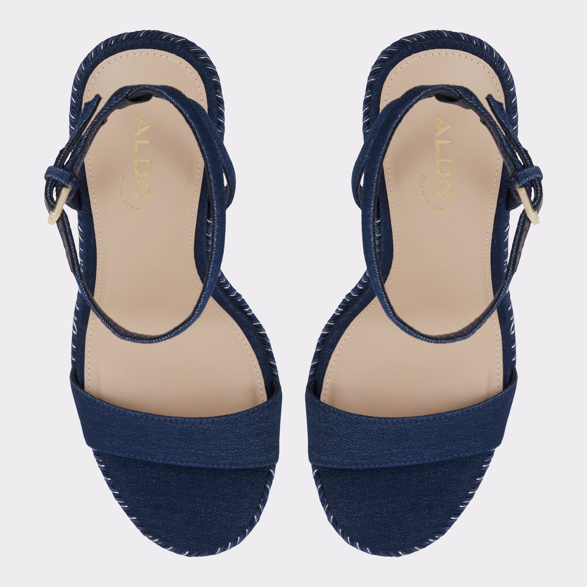 Aldo Marysol sandales compensées denim femme