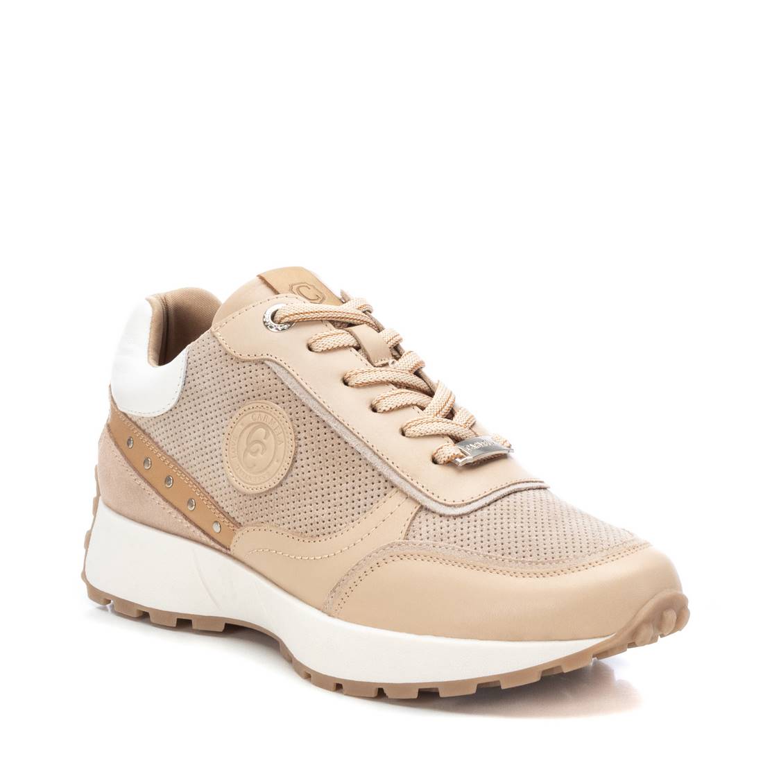 Carmela 16069904 sneakers femme cuir marron clous