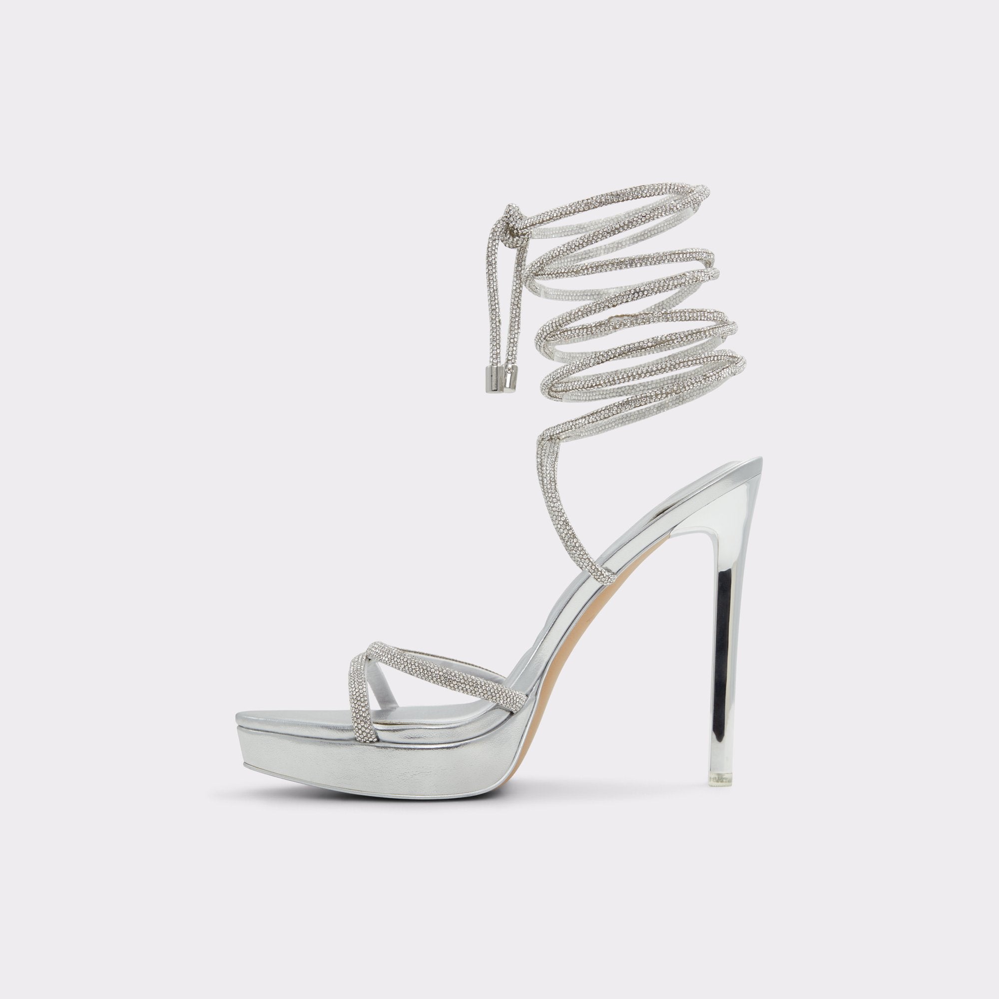 ALDO Izabella sandales strass argenté plateforme