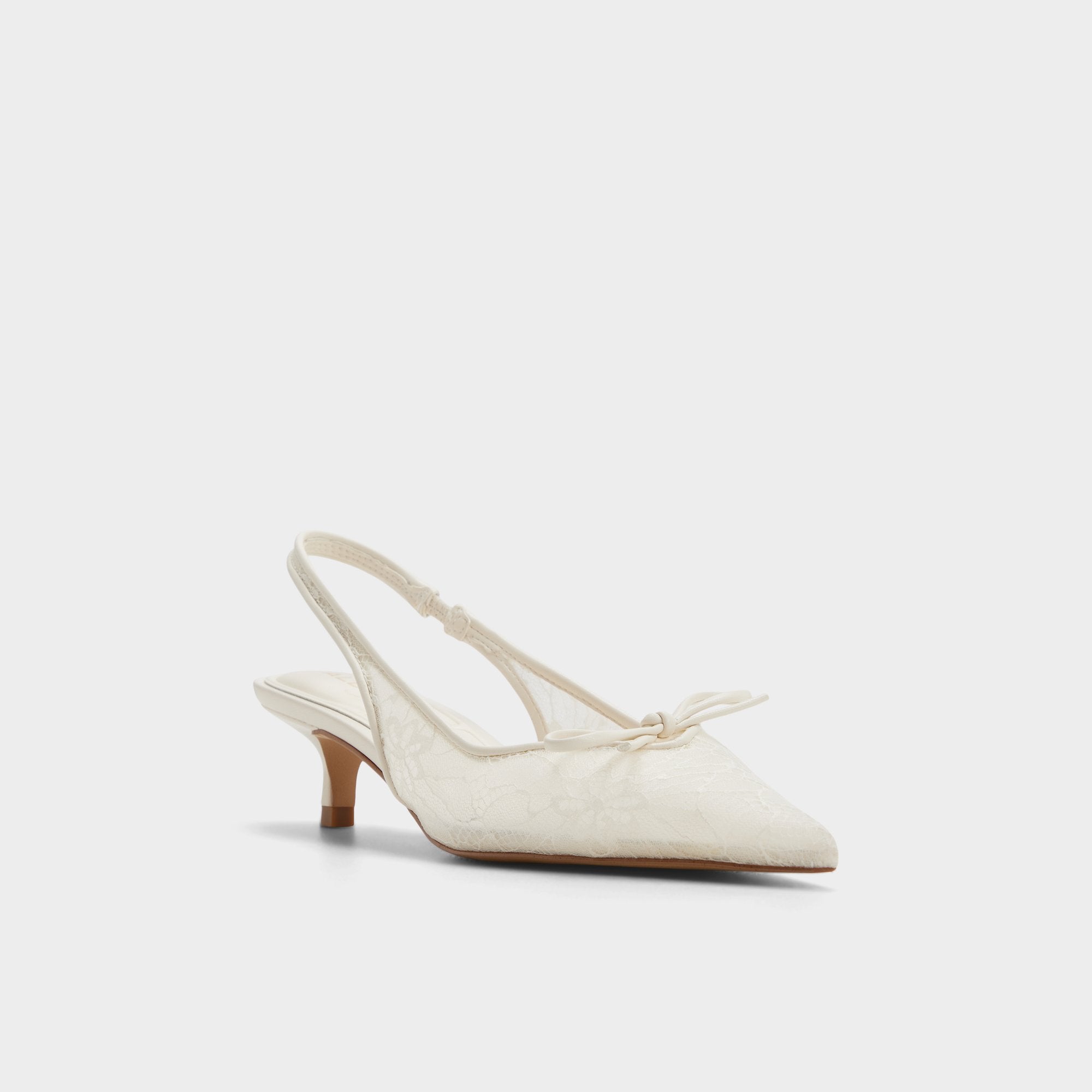ALDO Azaro bottines blanches petit talon