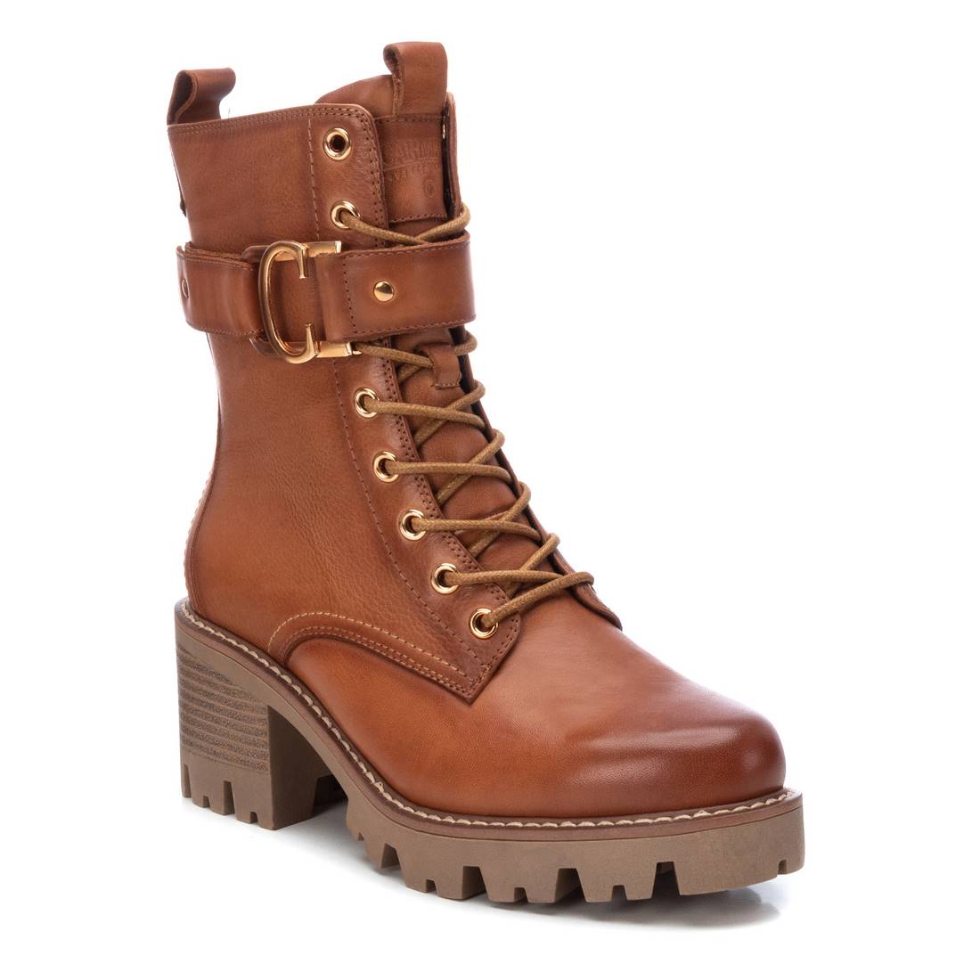 Carmela 16107501 boots cuir marron talon 7 cm