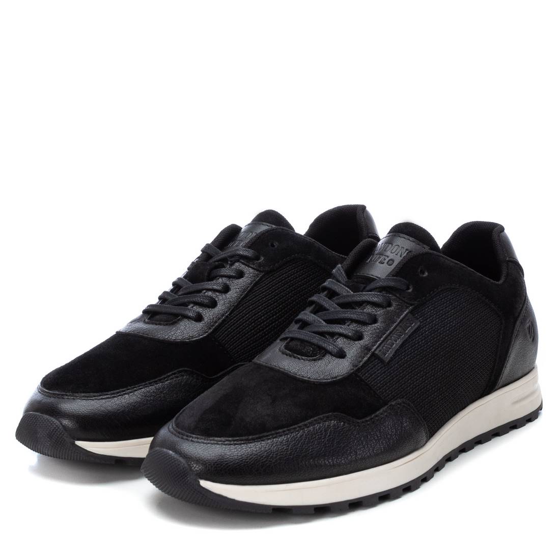 Carmela 16103903 baskets homme cuir noir lacets