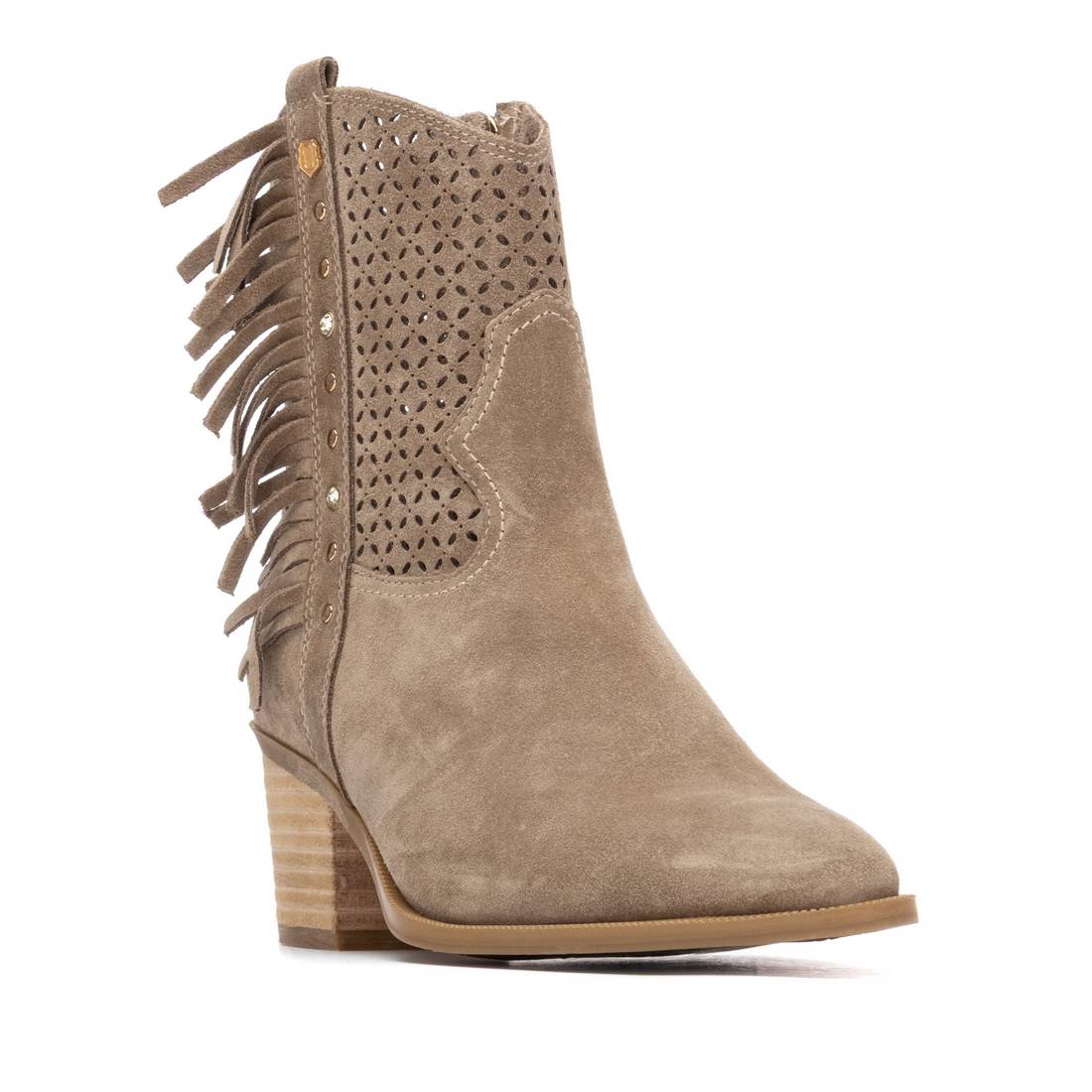 Carmela 16315001 bottine femme taupe talon 6 cm