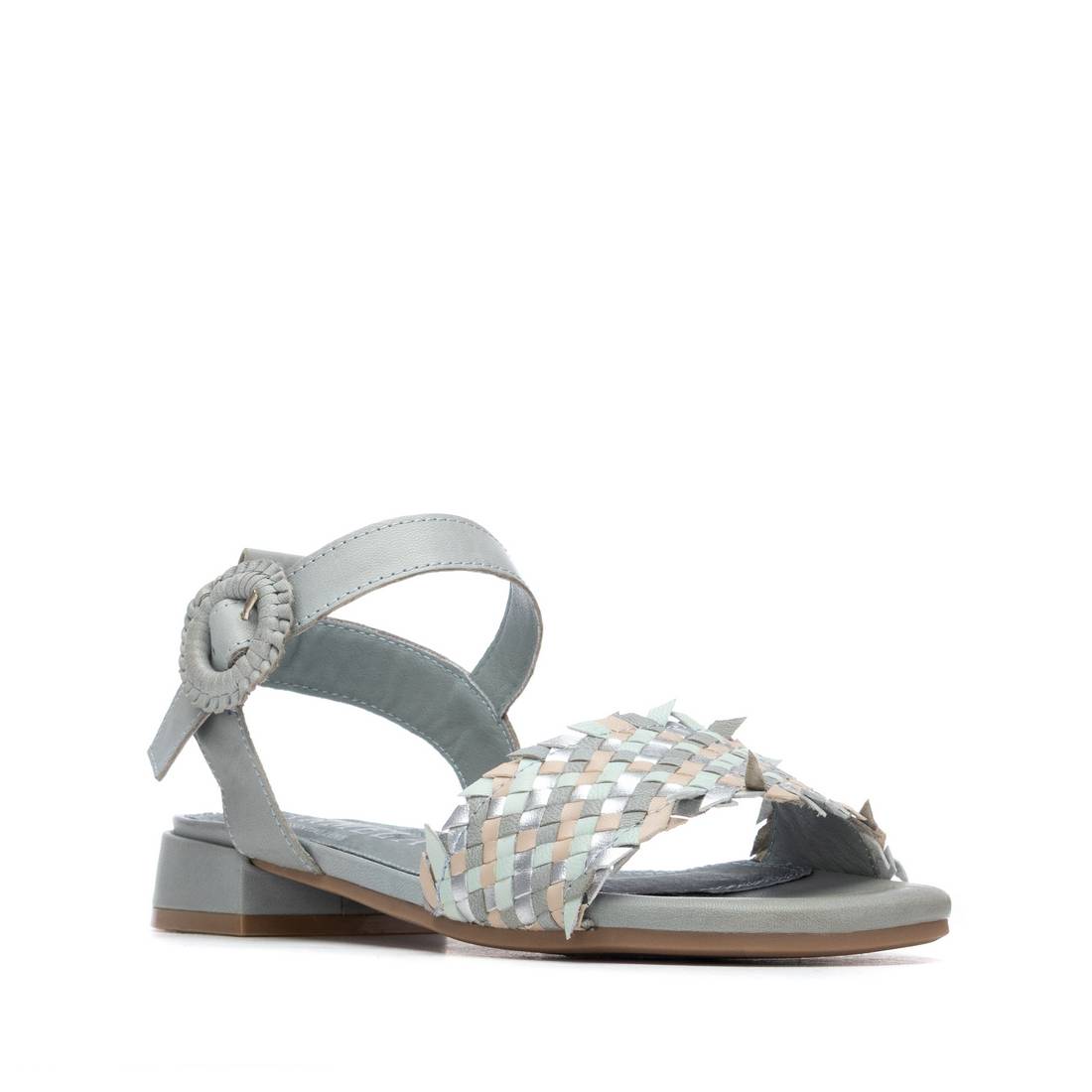 Carmela 16315303 Sandales Femme Bleu Jean Tressé