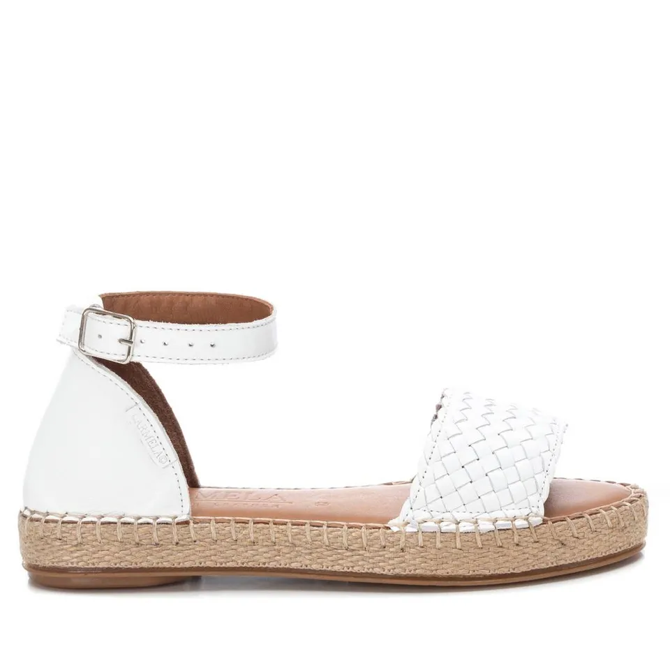 Carmela 160479 16047906 sandale femme blanc cuir