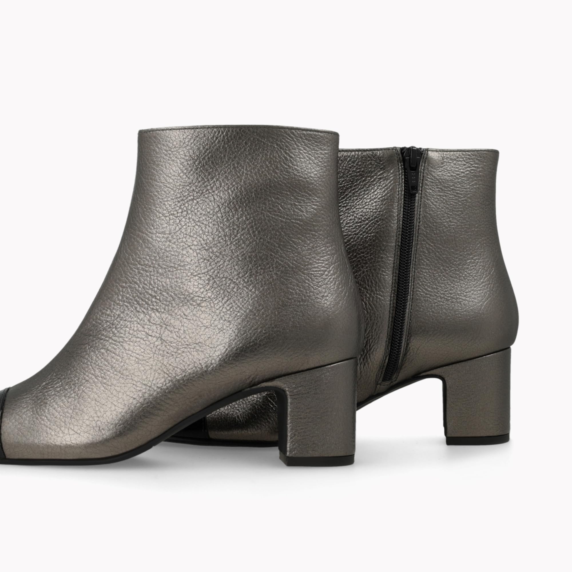 LODI RISCO bottines grises cuir véritable