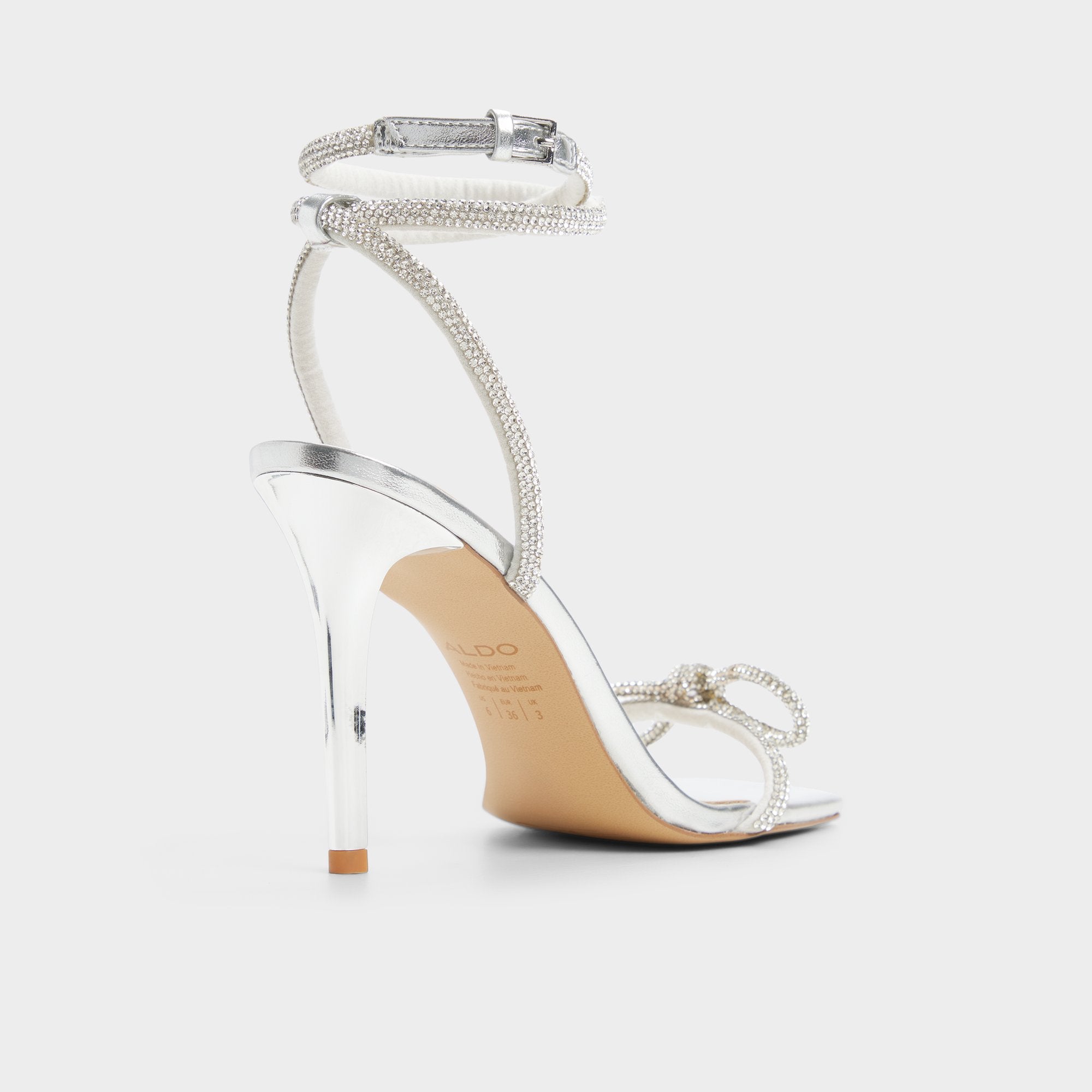 ALDO Barrona sandales à talon strass nœud
