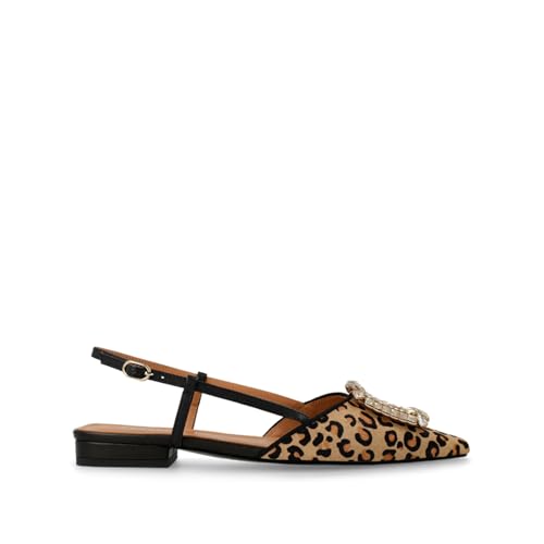 LODI BO5504-P ballerines marron cuir véritable