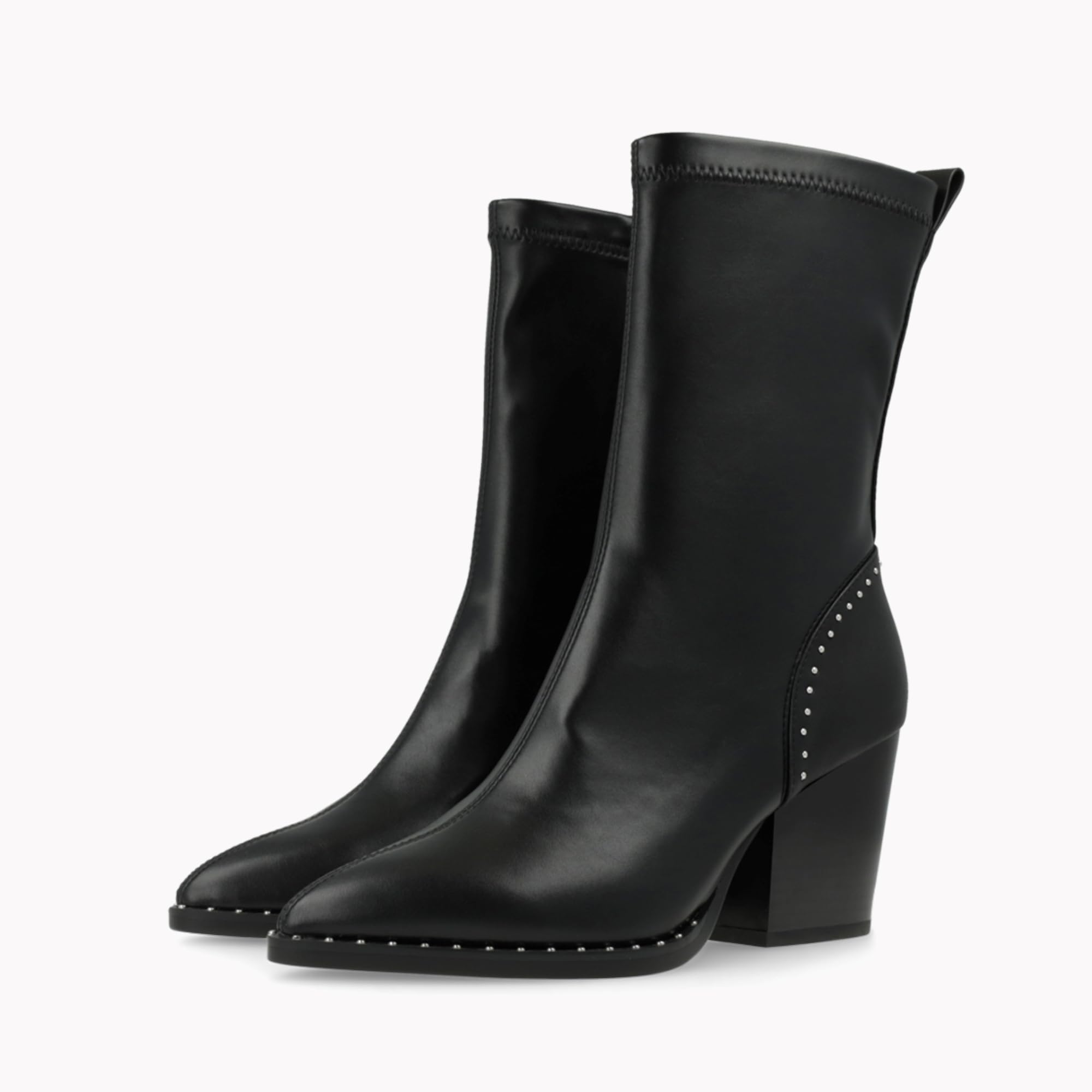 Lodi A-Cei5732 bottines noires cuir talon stable