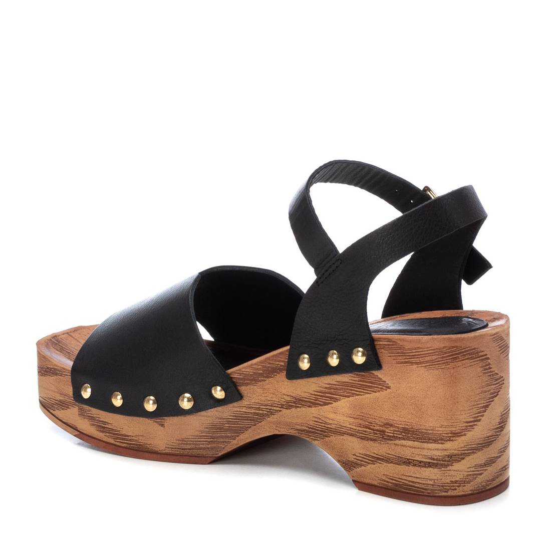 Carmela 16078202 sandales cuir noir talon 5 cm