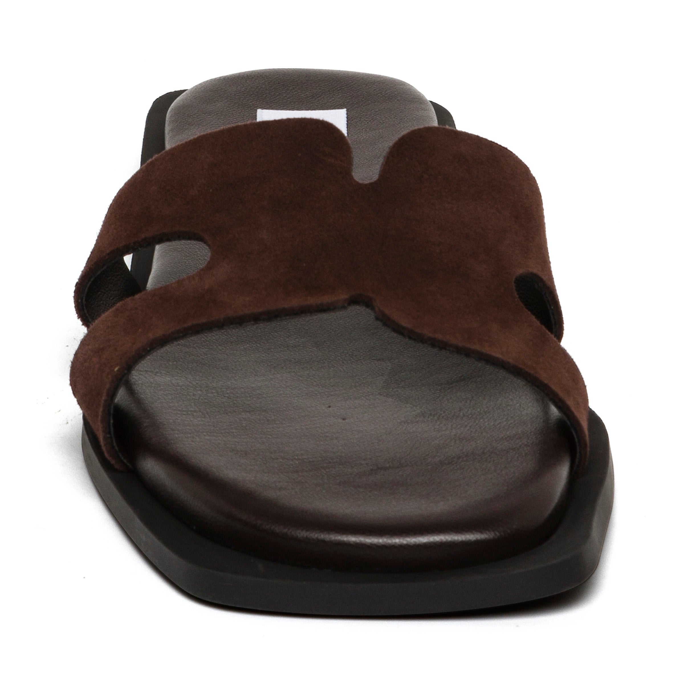 Steve Madden Sofia Slide mules suède marron foncé