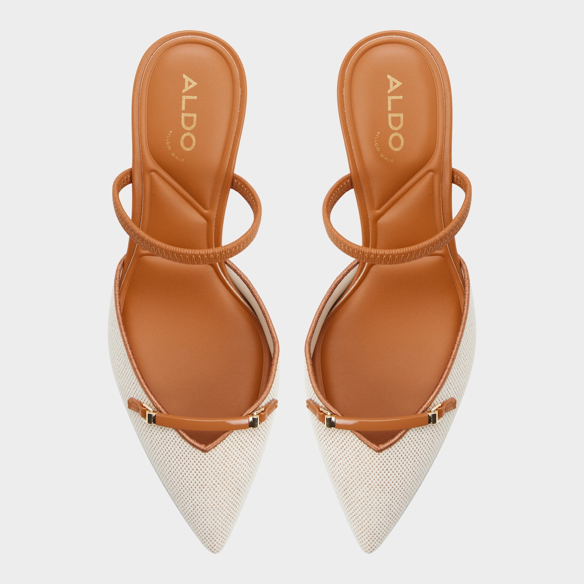 ALDO Nailah escarpins slingback beige petit talon