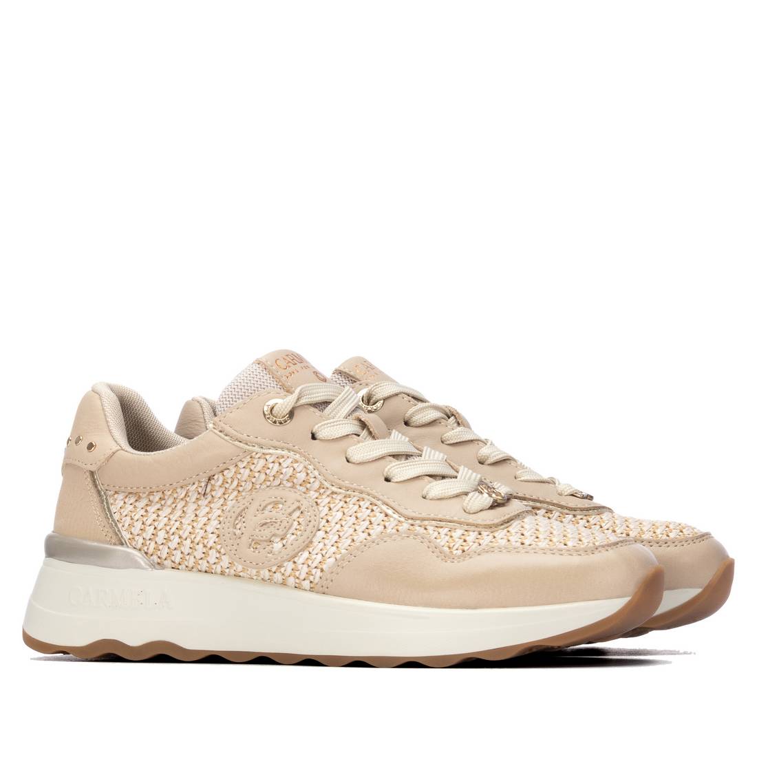 Carmela 16323901 sneakers compensées beige