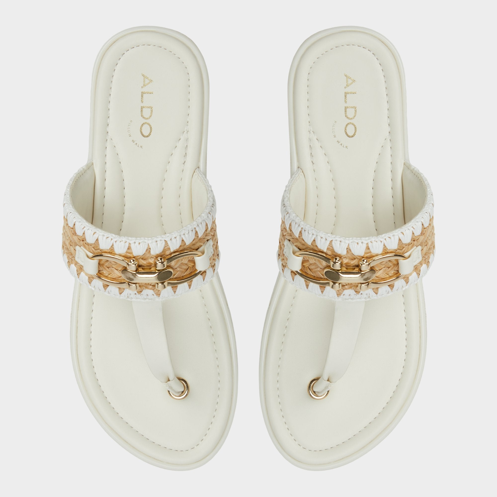 Aldo Lajolla sandales plates femme