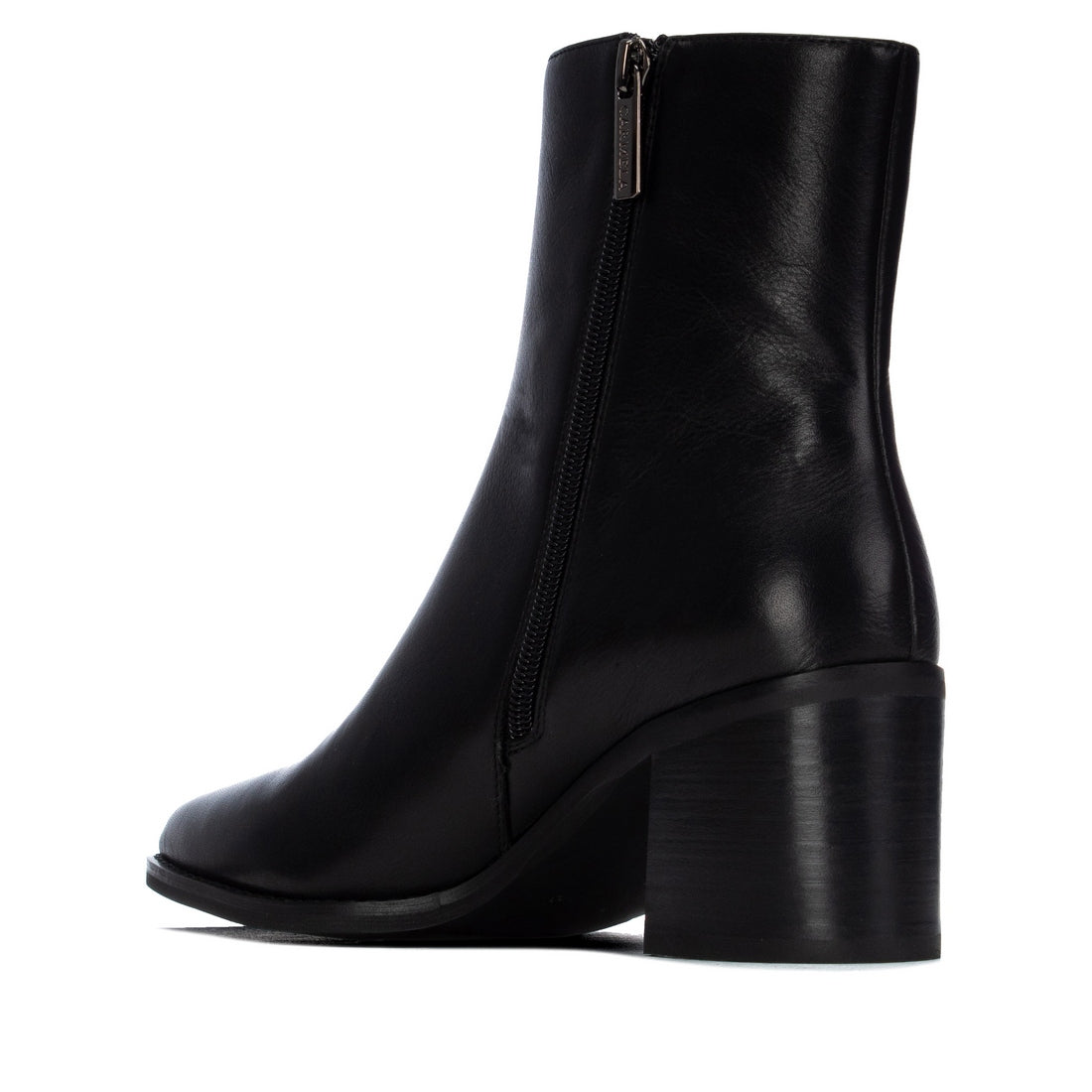 Carmela 16413301 bottines cuir noir talon ville
