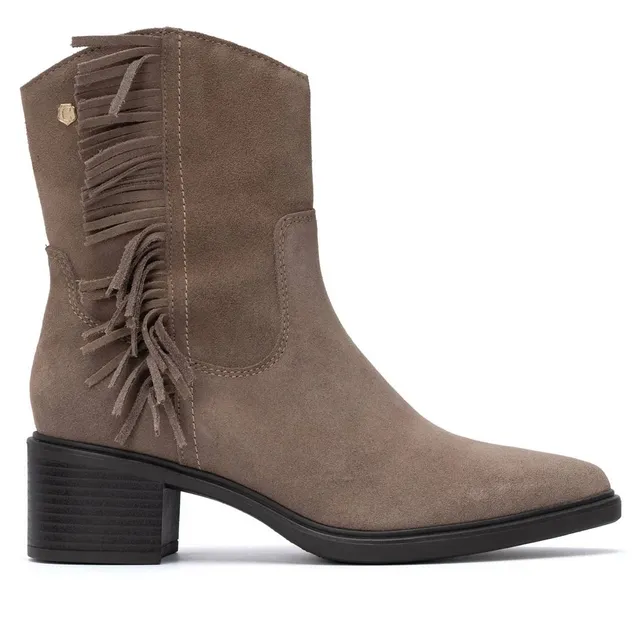 Carmela 16425203 bottine cuir franges marron