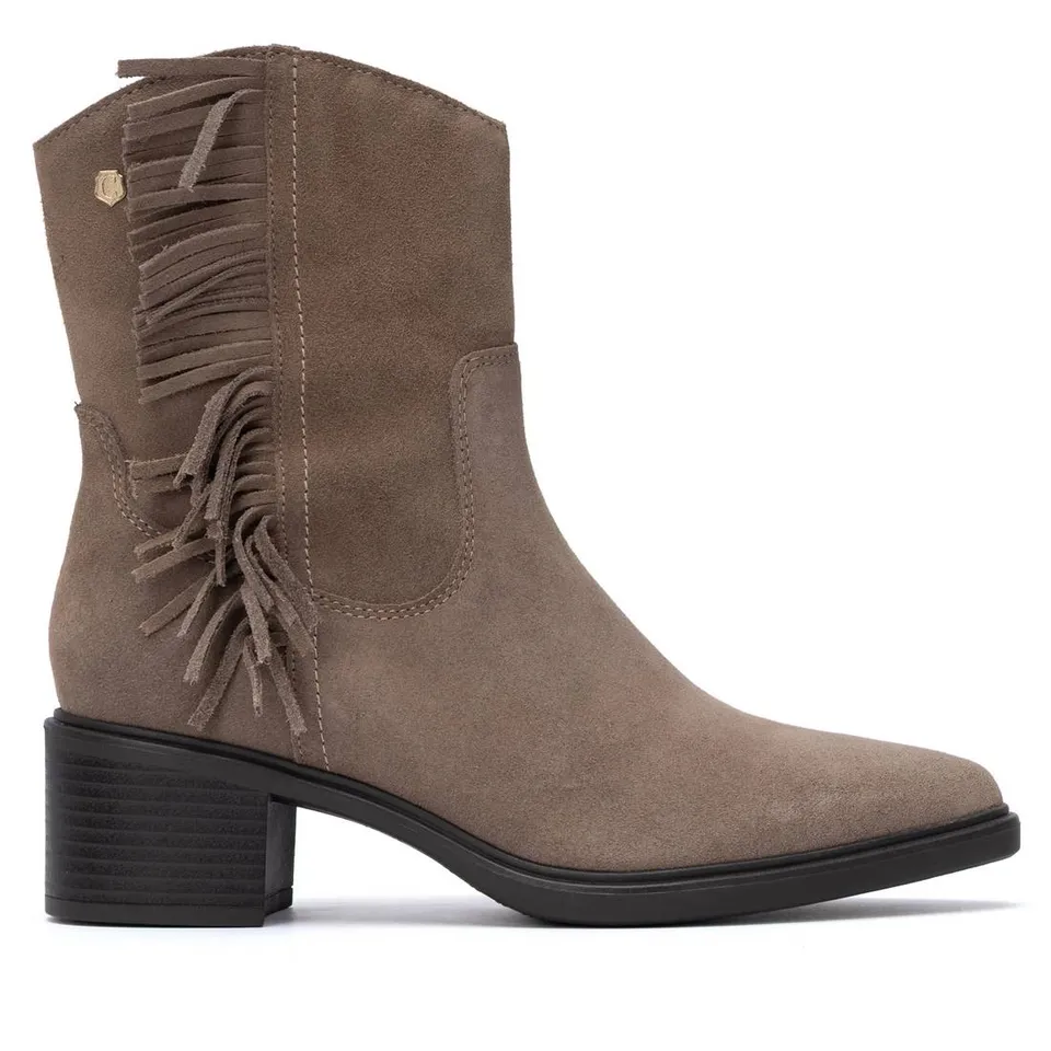 Carmela 16425203 bottine cuir franges marron