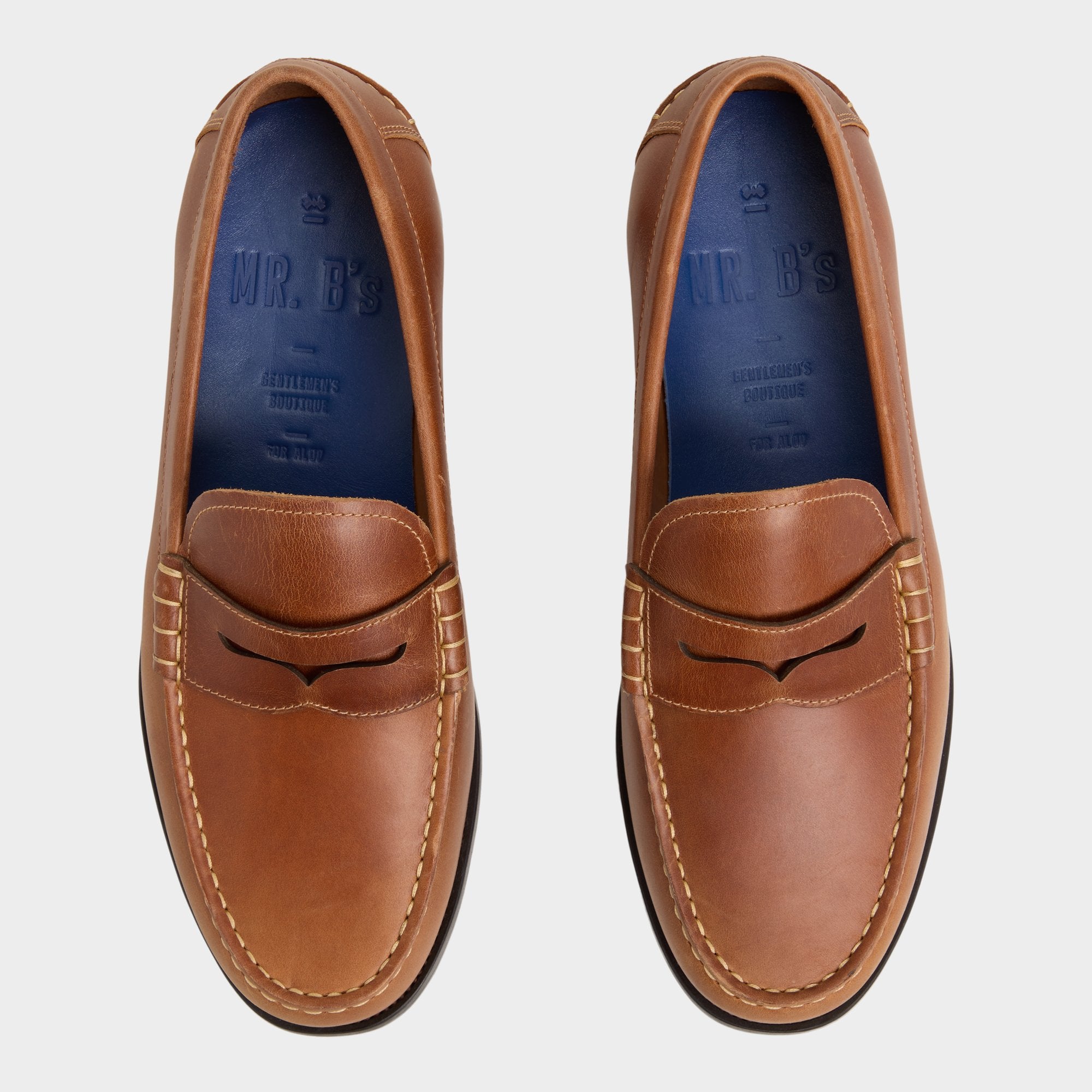 ALDO Jarom mocassin penny marron cuir véritable