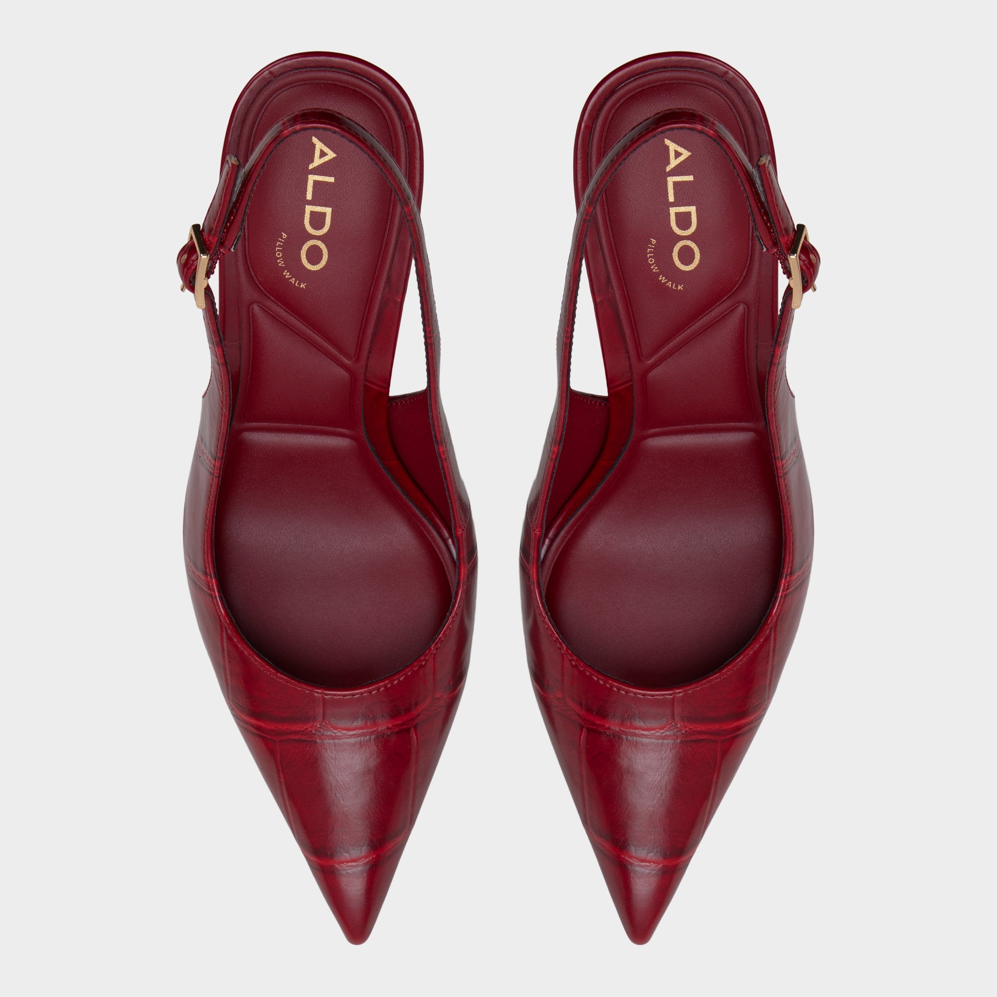 ALDO Stessysling 2.0 escarpins rouge croco