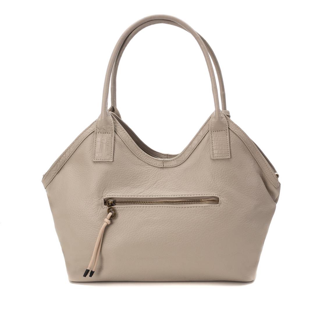 Carmela 18606902 sac épaule cuir marron 43 cm