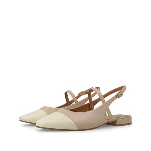 LODI AMB5327 ballerines cuir nude femme