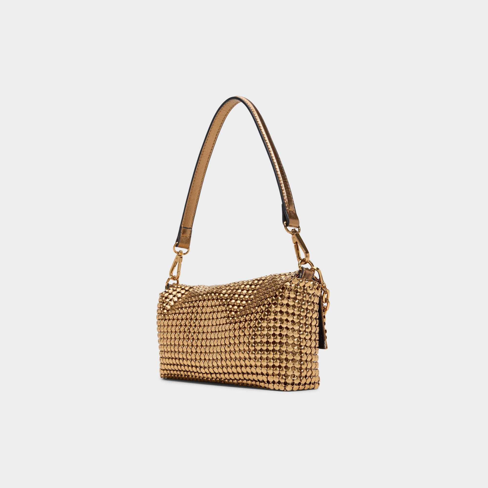 Aldo Caiseyyx sac à main doré strass soirée
