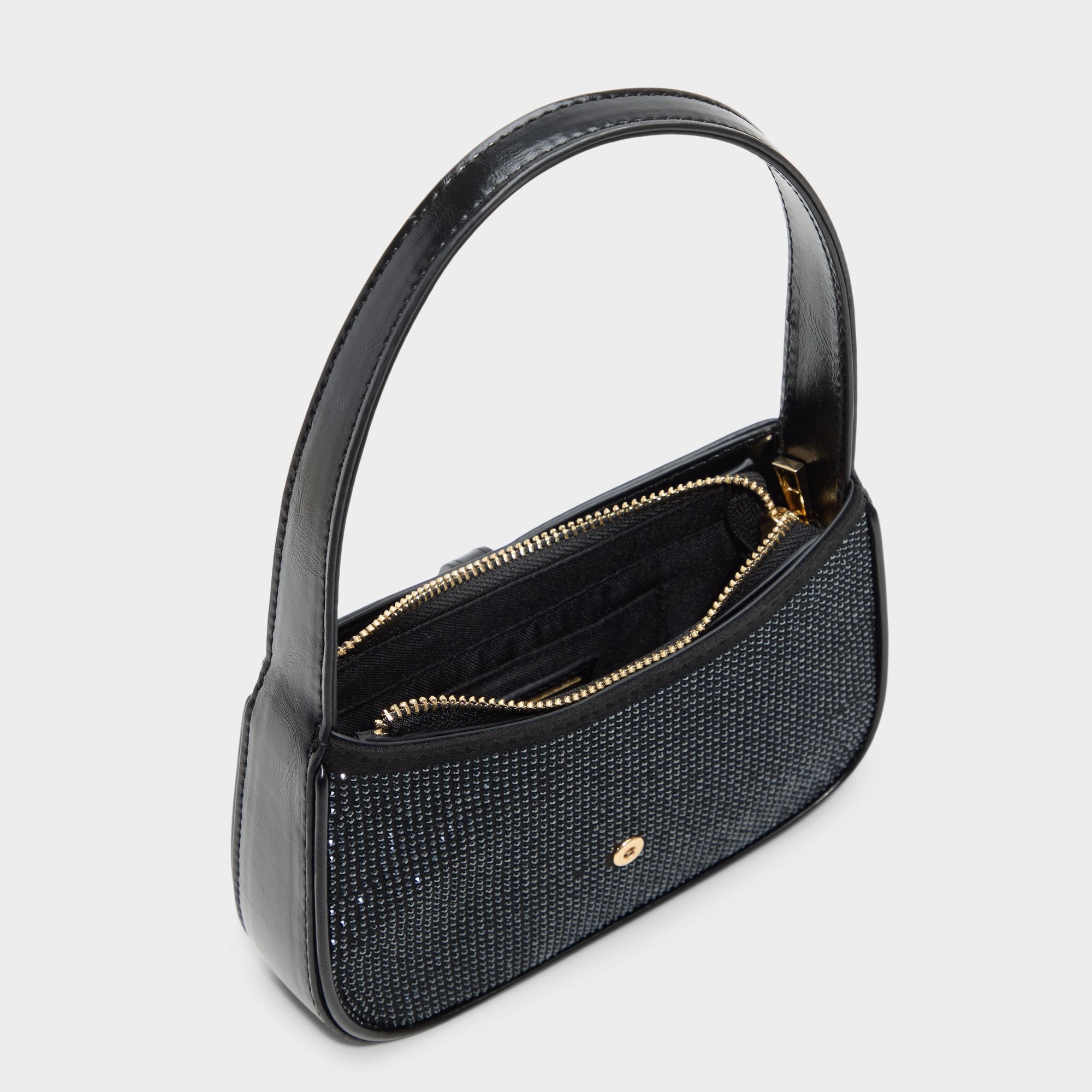 ALDO Abriellaa sac épaule perles noir brillant