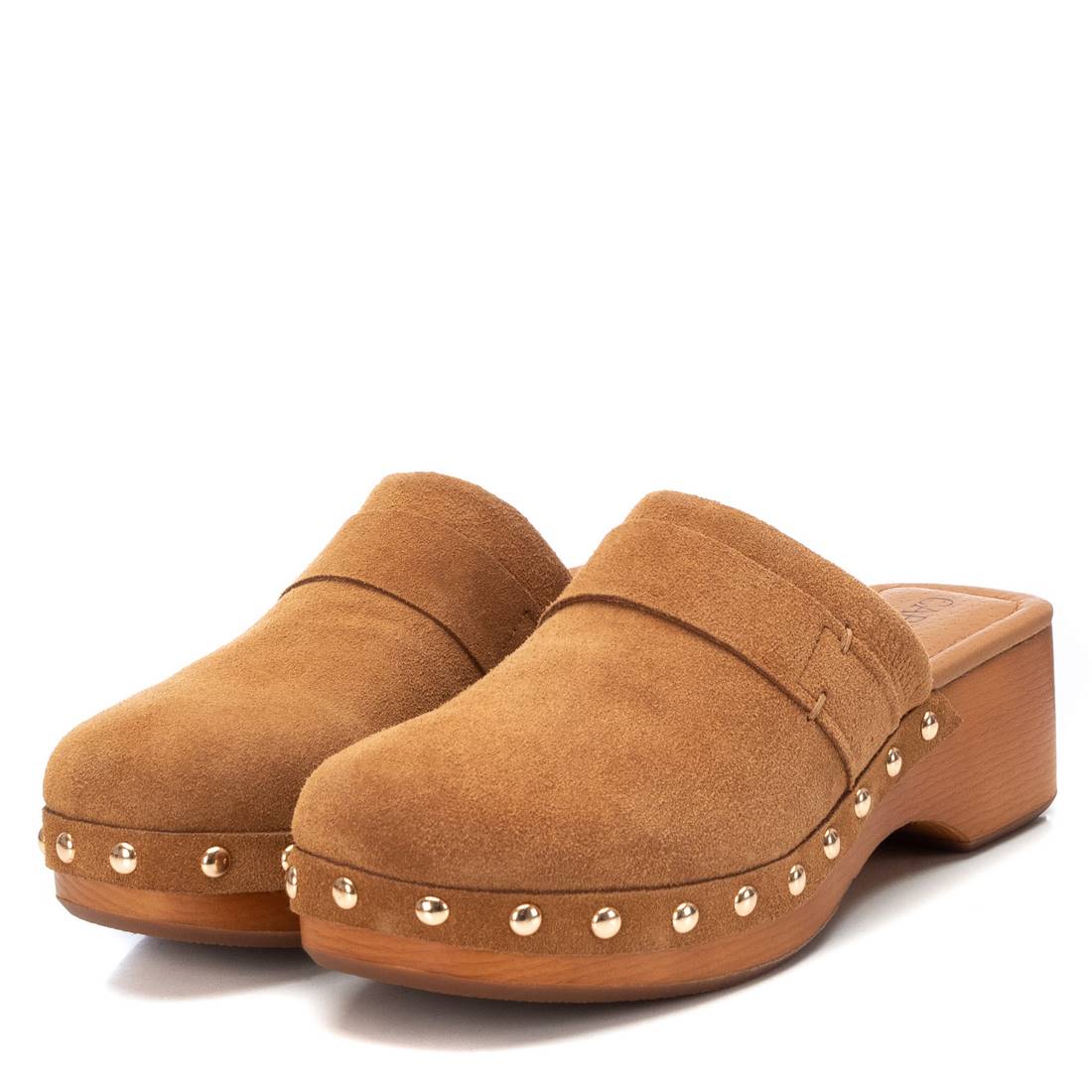 Carmela 16045207 sabot femme marron cuir 5 cm