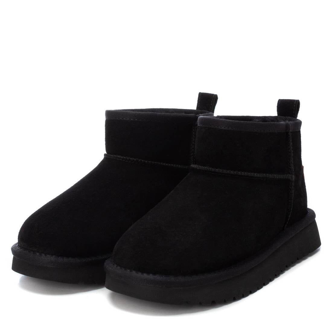 Carmela 16200702 bottine fourrée cuir noir
