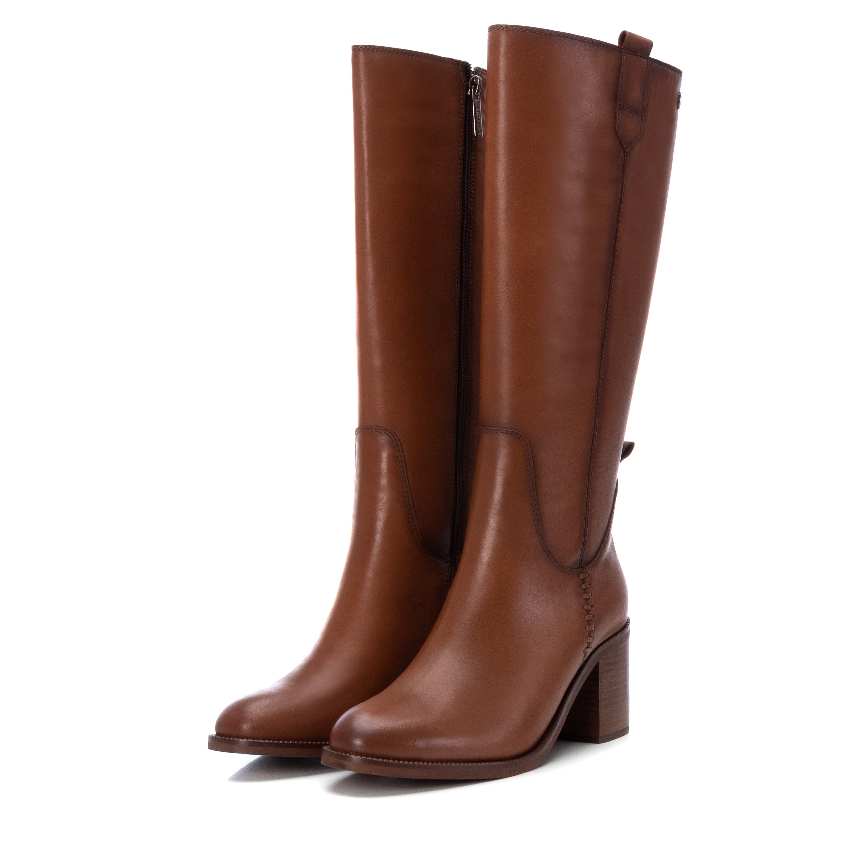 Carmela 16005702 botte femme marron cuir talon