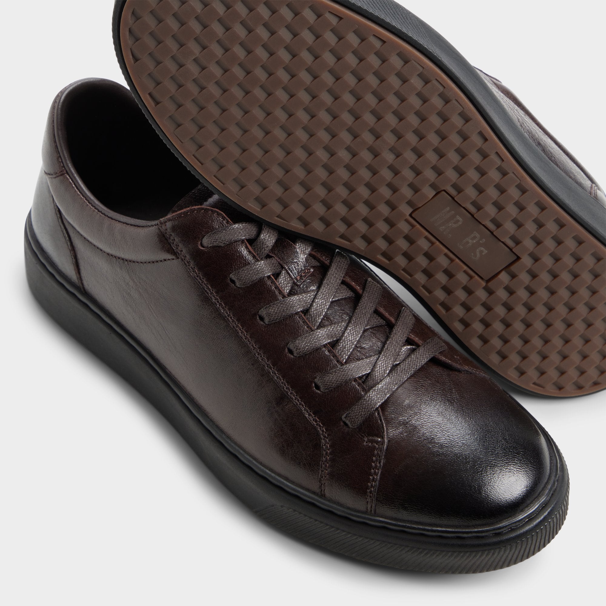Aldo Garett baskets cuir 8 marron