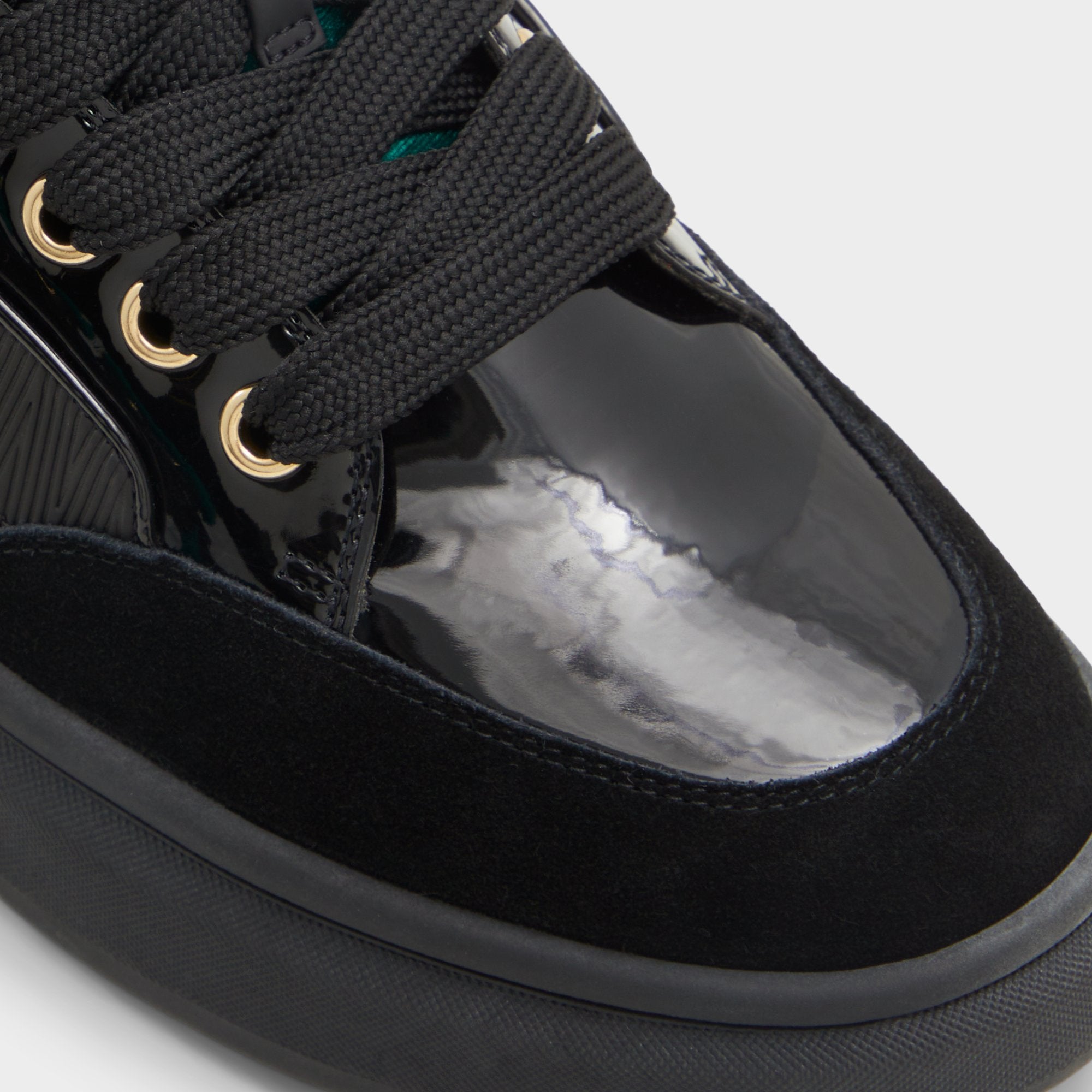 Aldo Hisroyalozness baskets basses noires vertes