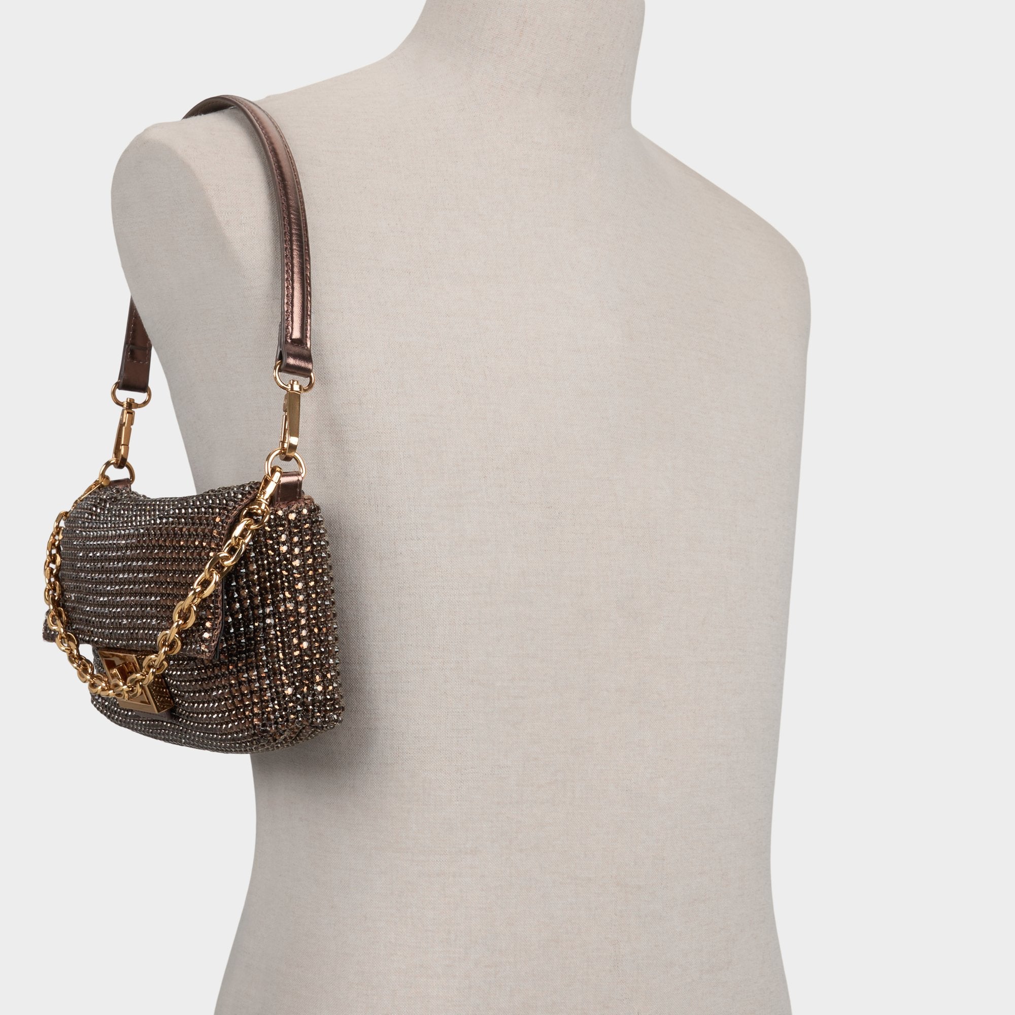 ALDO Caiseyyx sac de soirée bronze