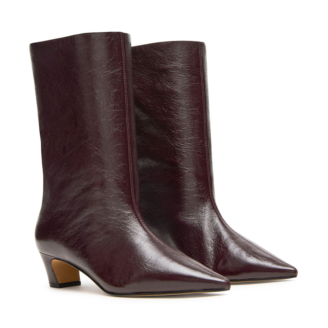 Steve Madden Lytton bottines cuir rouge
