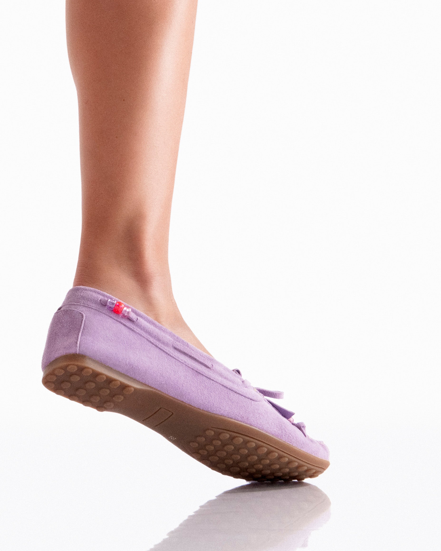 Coralie Masson Janyne mocassins lavande perles 35-41