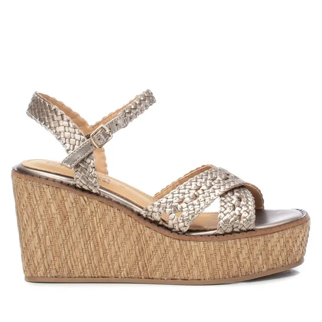 Carmela 16148402 sandales compensées cuir gris
