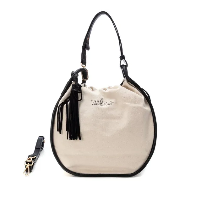 Carmela 18609601 sac épaule blanc textile