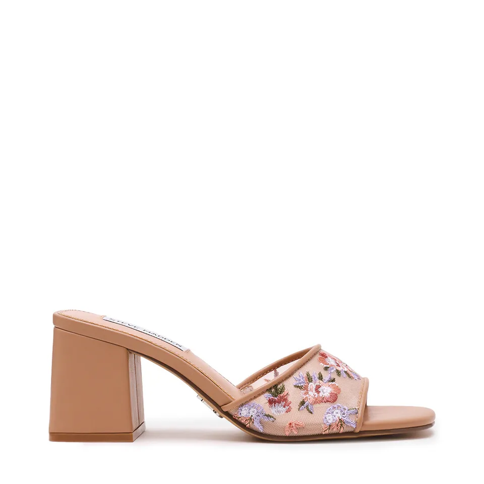 Steve Madden Claudiah mules floral toile plateau 5 cm