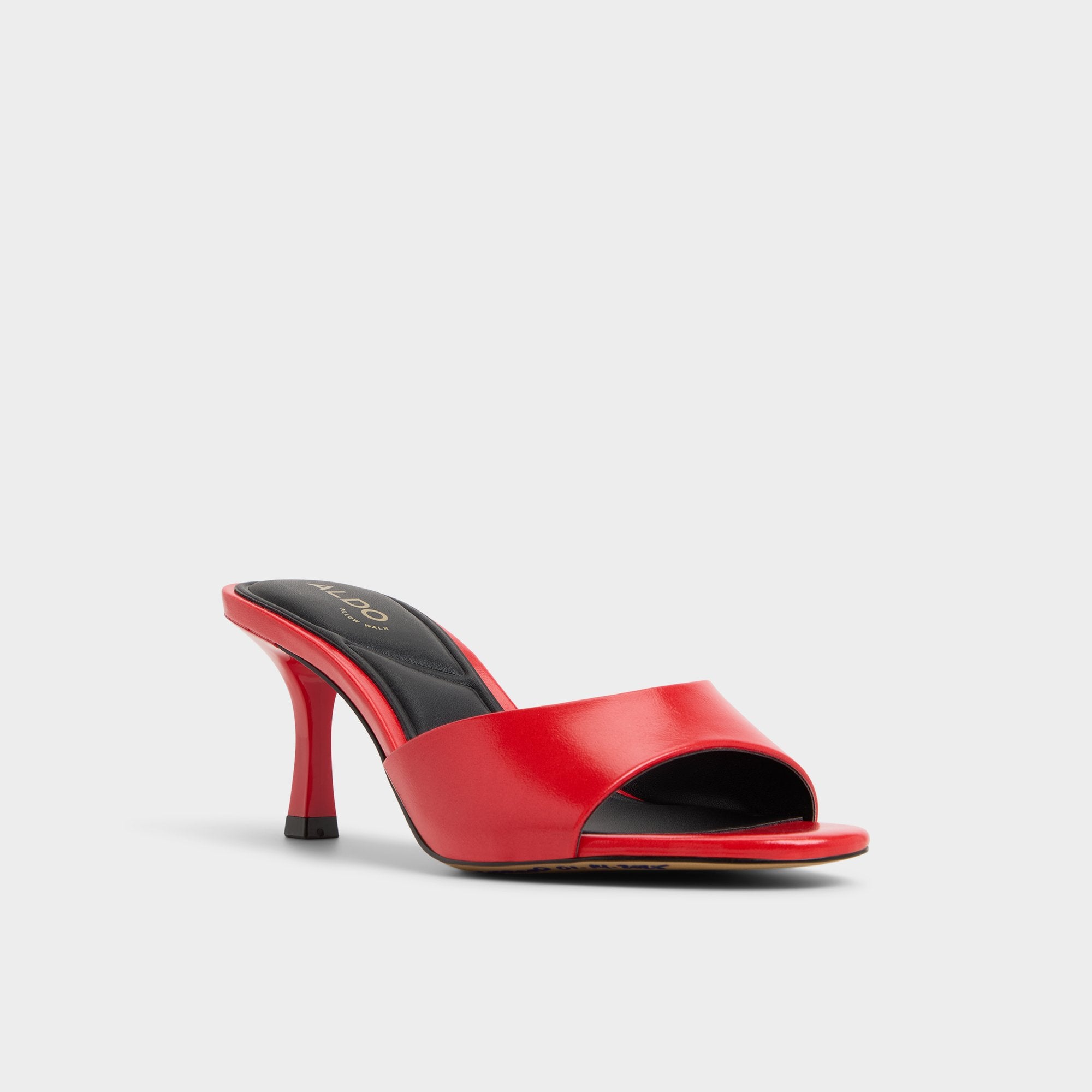ALDO Annaberaen escarpins cuir rouge talon aiguille