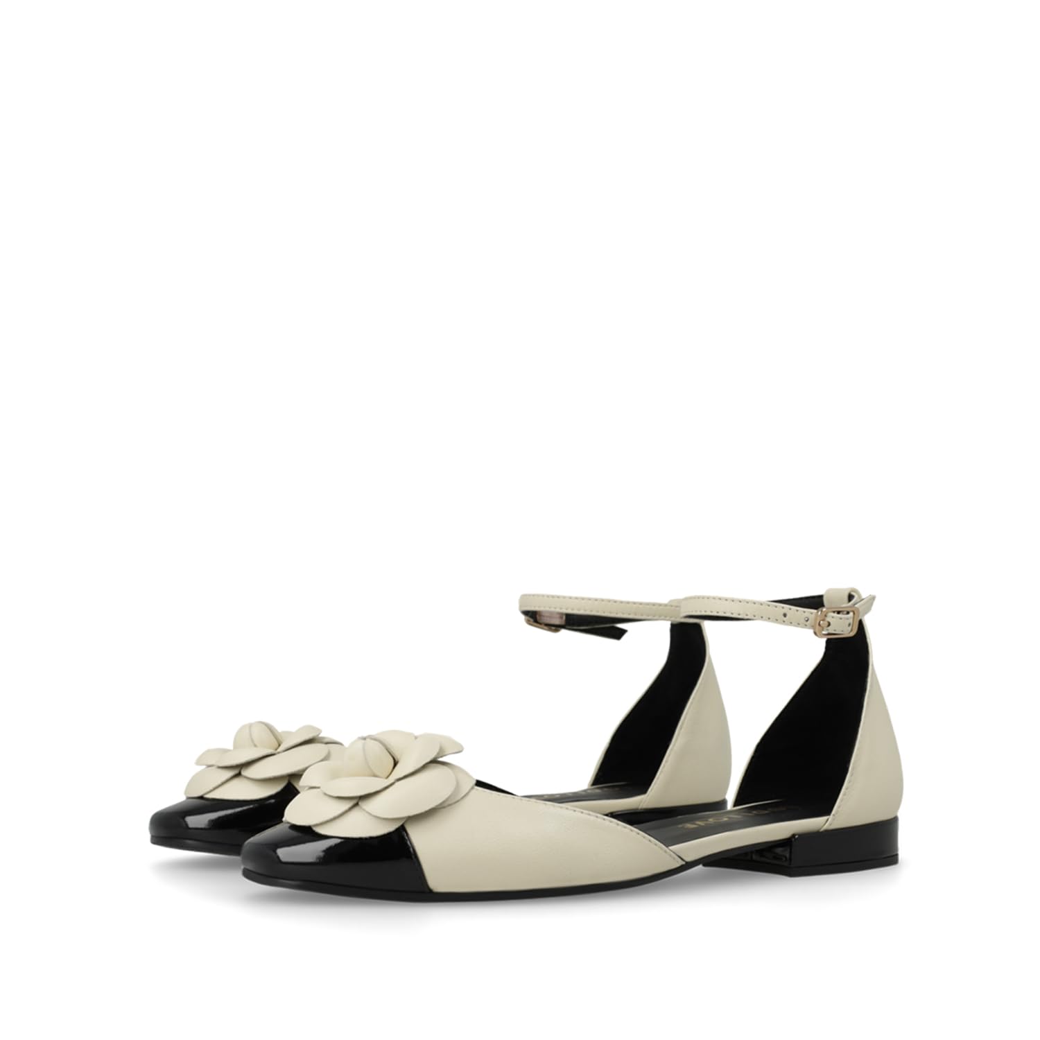LODI AMB5304 ballerines cuir blanches femme