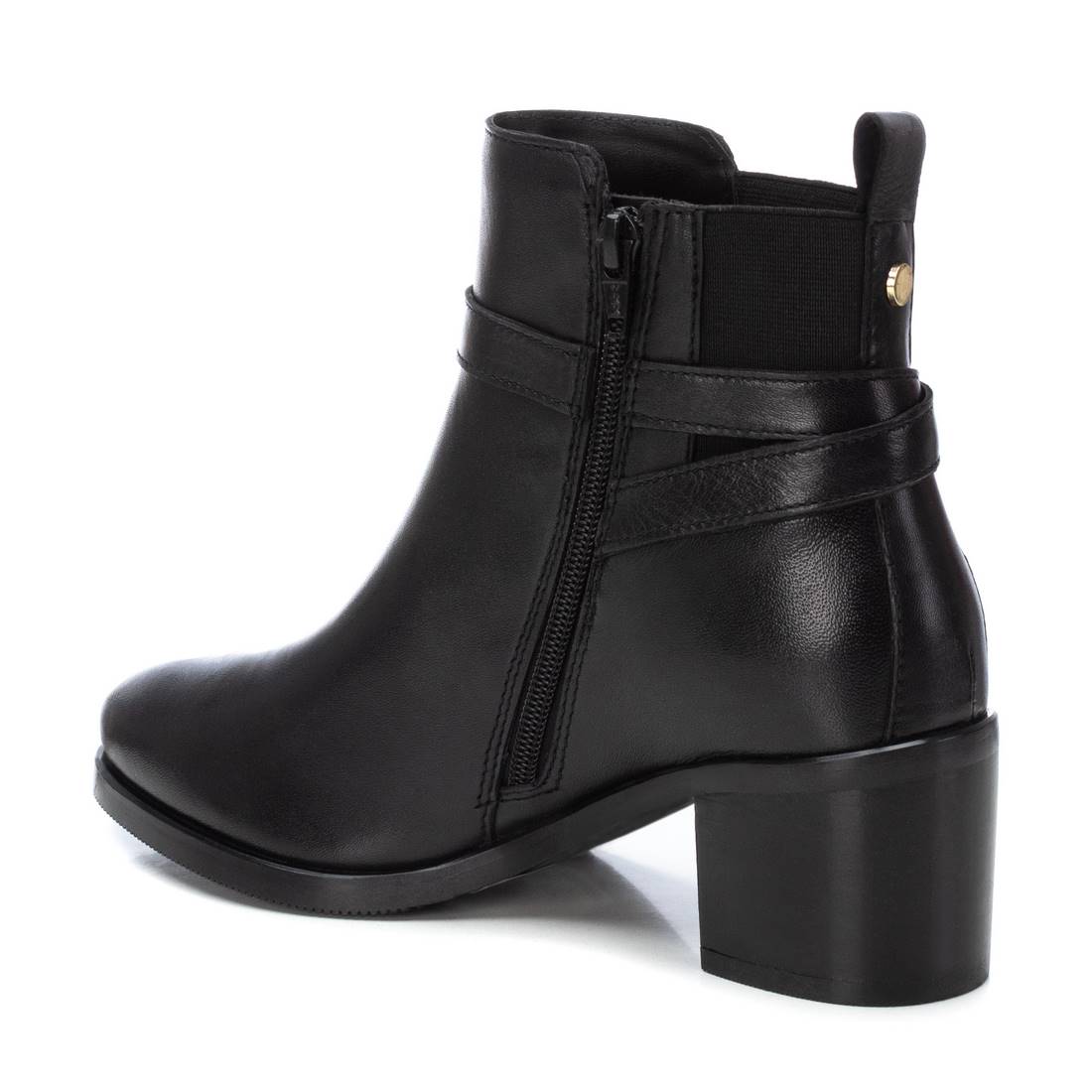 Carmela 16201902 bottines cuir noir talon 6 cm