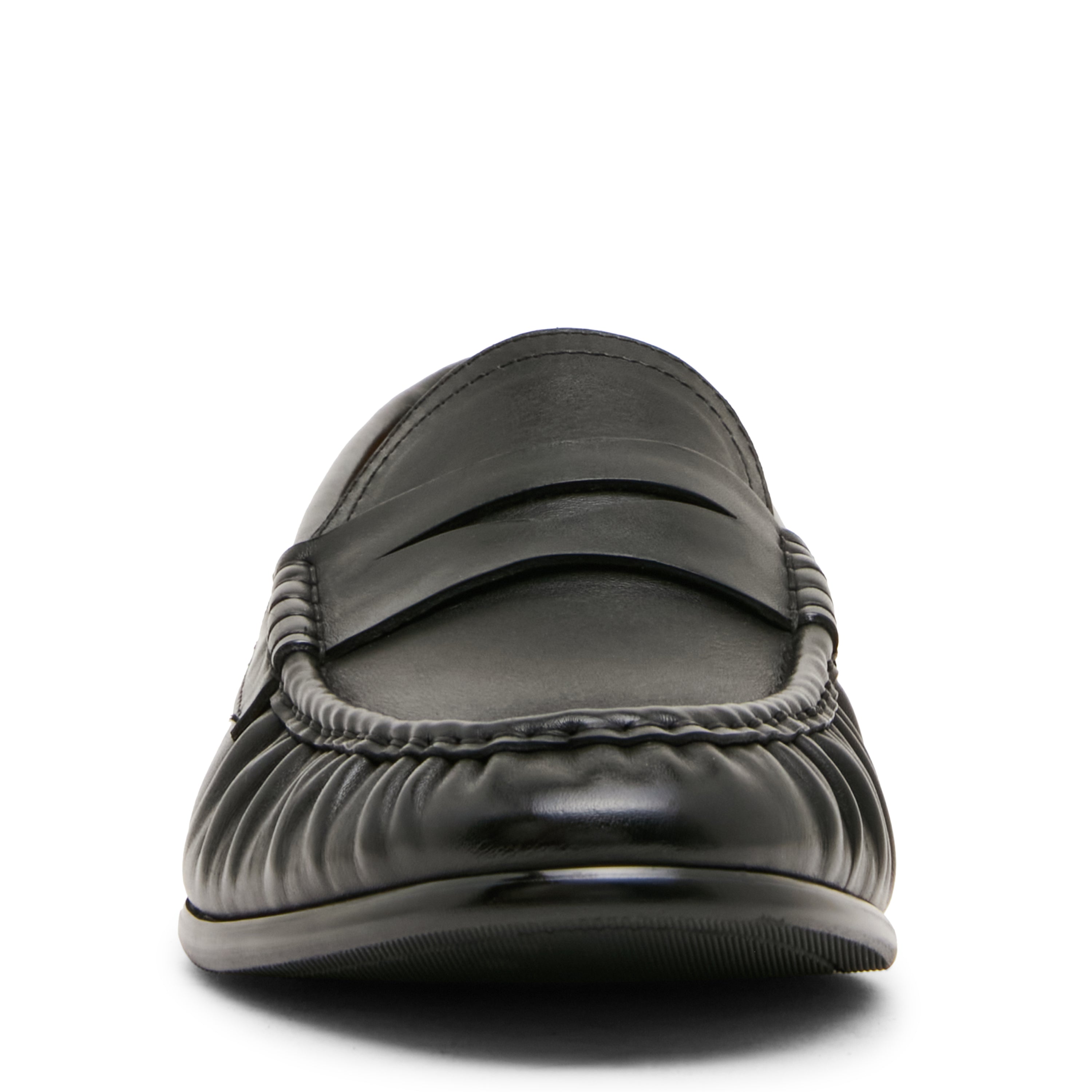 Steve Madden Passage-N mocassins cuir noir homme