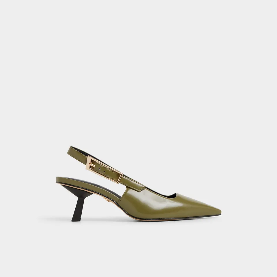 Aldo Nealie sandales slingback olive talon chaton