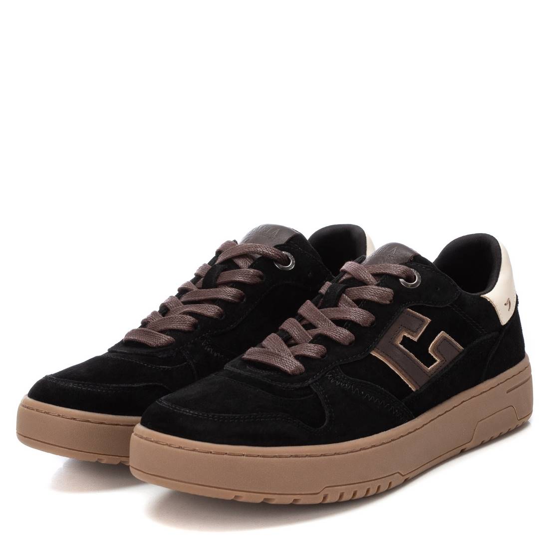 Carmela 161806 16180605 sneakers noires cuir serraje