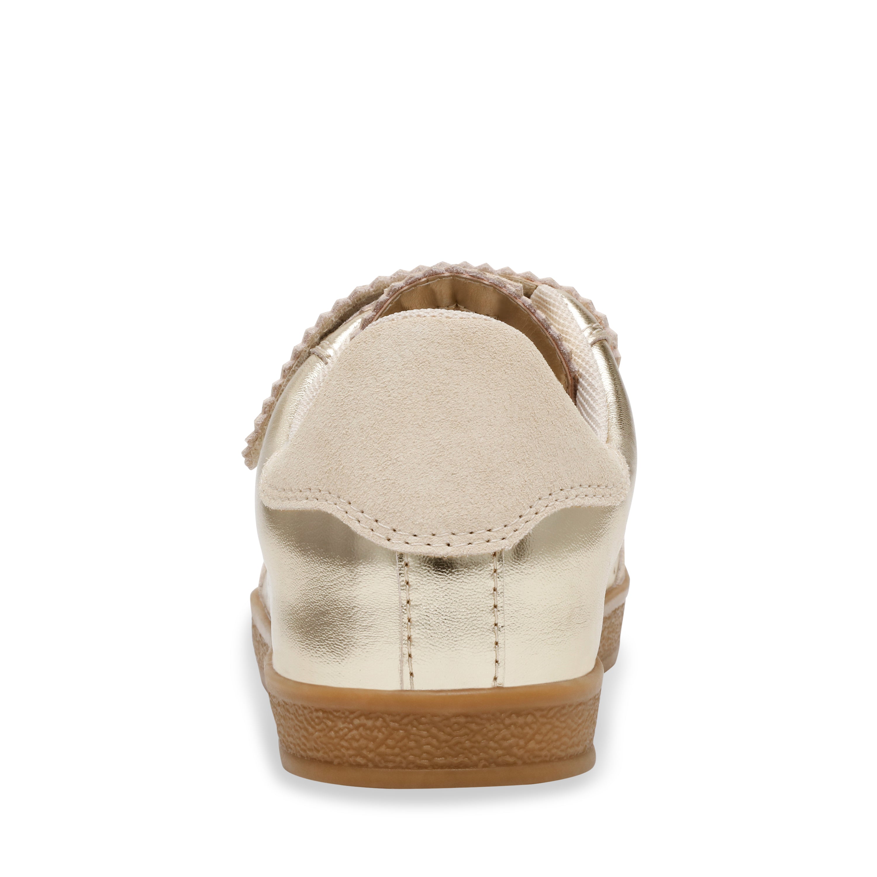 Steve Madden Daybreak baskets cuir doré scratch femme