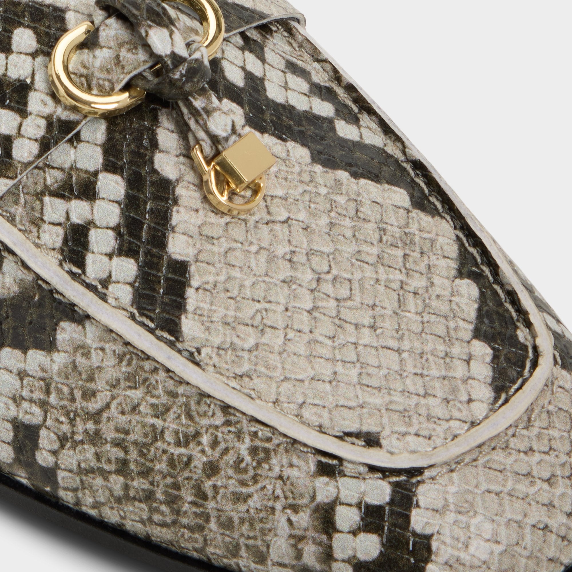 ALDO Ybilide mocassins cuir imprimé serpent