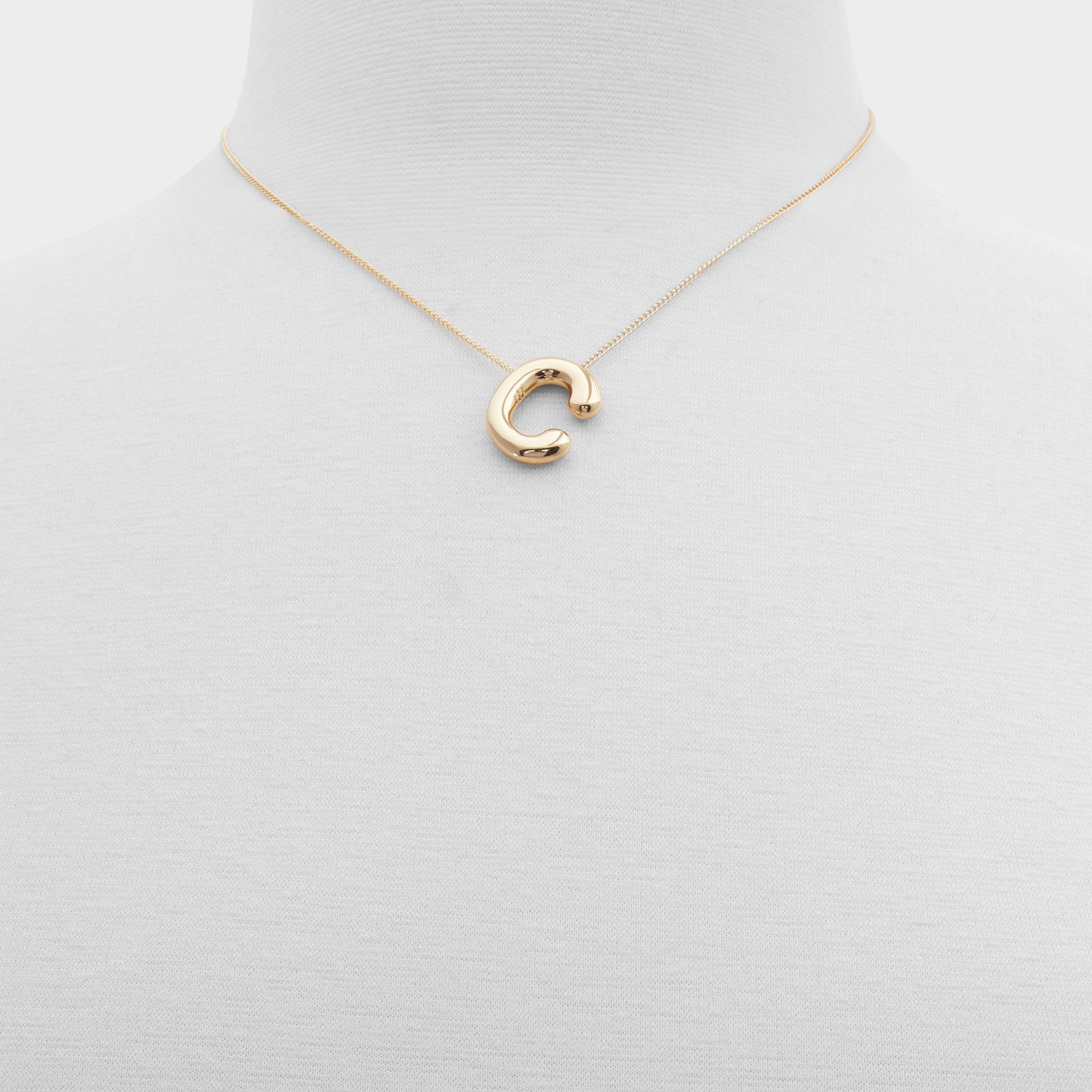 ALDO Elysia collier pendentif métallique fin