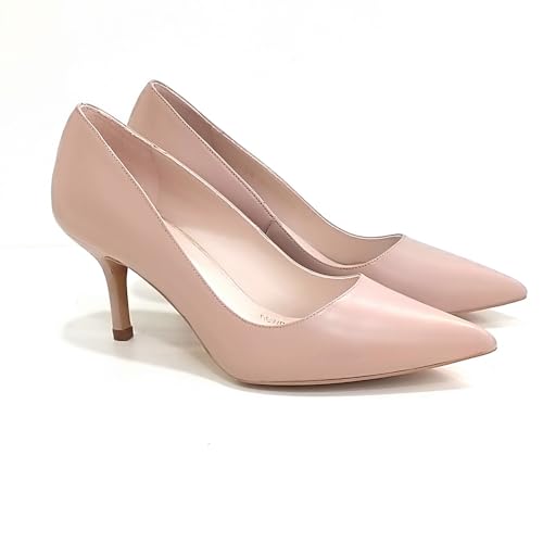 Lodi Monroes escarpins beiges cuir talon
